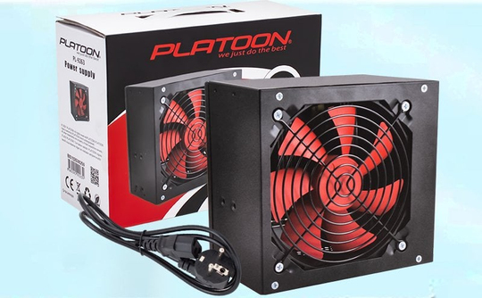 Platoon PL-9263 500W 12 cm Power Supply