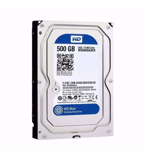 500GB Western Digital WD Blue WD5000AAKX 7200rpm SATA3 Hard Disk